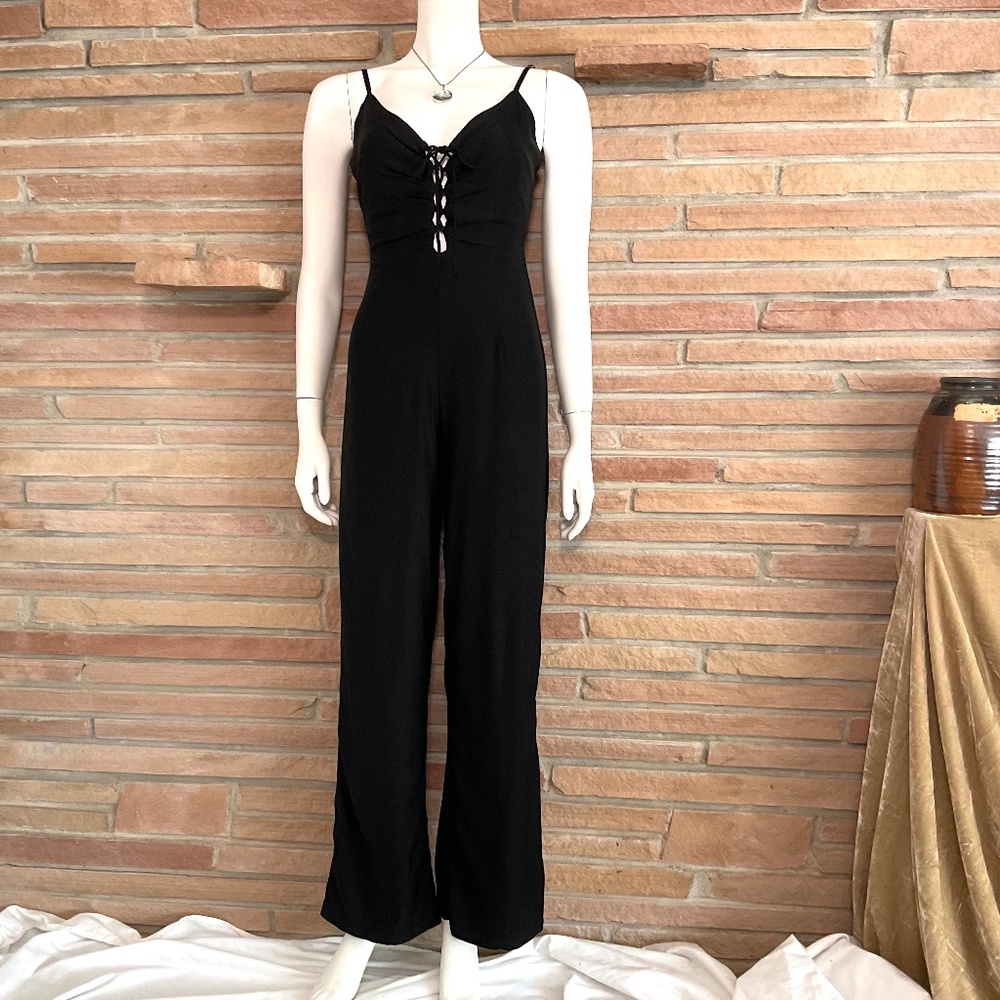 Spaghetti Strap Maxi Length Romper - image 1